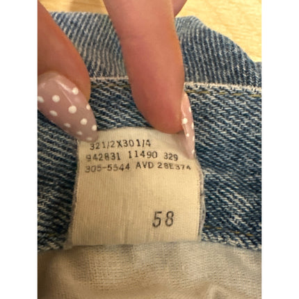 Lee Women's Blue Medium Wash High Waisted Tapered Carrot Mom Denim Jeans Size M