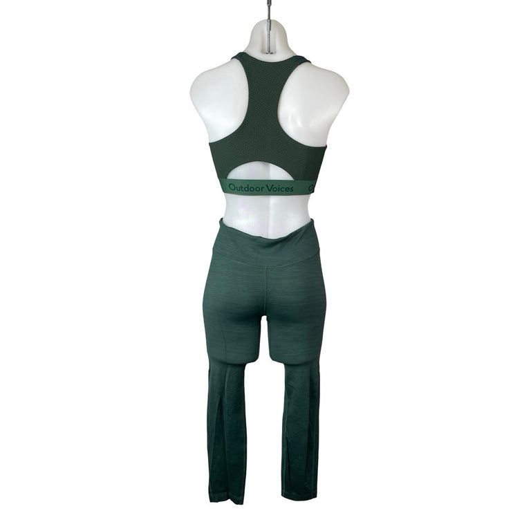Outdoor Voices Tech Sweat Core Tank Top Leggings Yoga Athletic Activewear Set S