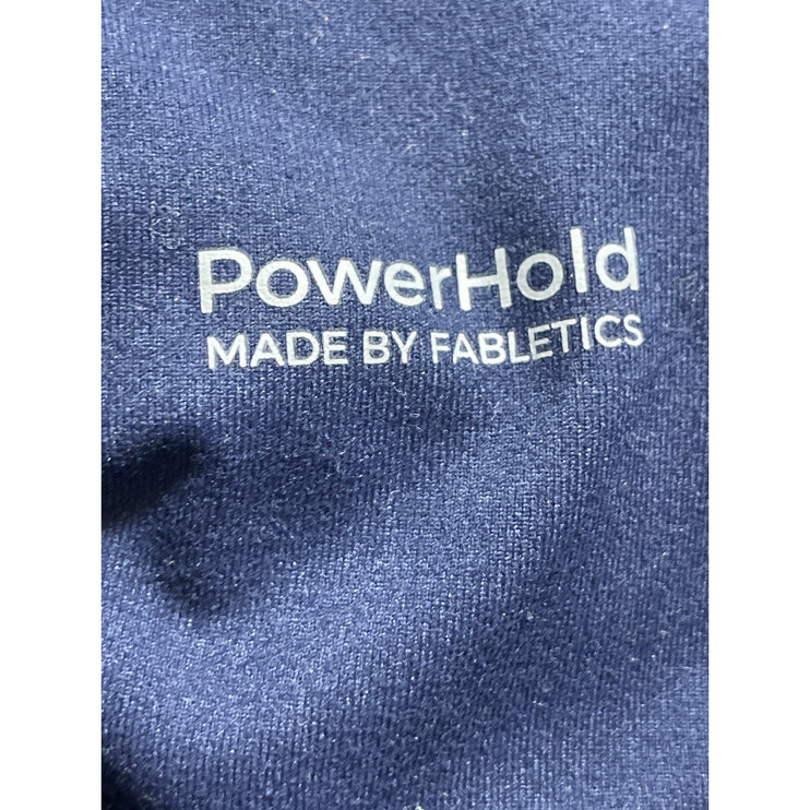 Fabletics PowerHold Women's Blue Mid Rise Skinny Yoga Athletic Leggings Pants M