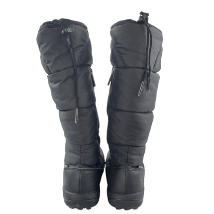 Adidas Libria Amber Women's Black Round Toe Slip On Puffer Winter Snow Boots 6