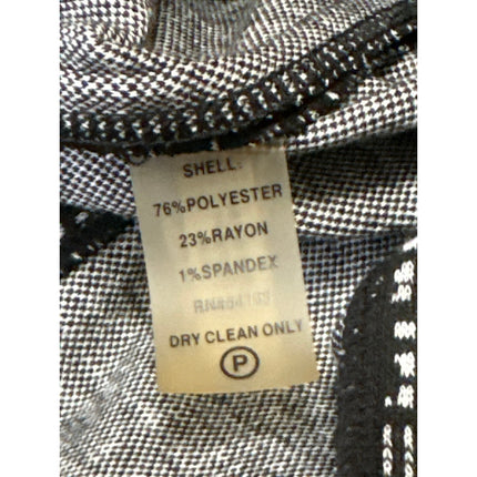 Calvin Klein Black Square Neck Short Cap Sleeve Knee Length Sheath Dress Size 4