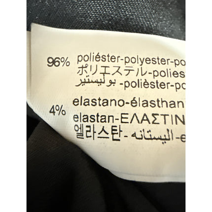 Zara Women's Black Long Sleeve Boat Neck Formal Fitted Mini Sheath Dress Size M