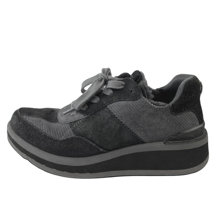 Deckers X Lab Ko-Z Sport Low Wedge Women's Black Gray Running Sneakers Shoes 8