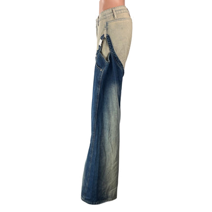 NEW Innovare Anderson Deconstruct Chap Style Blue Western Two Piece Jeans Size M