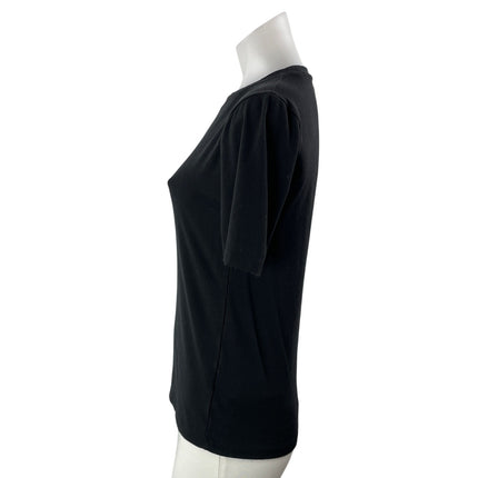 J.Crew Women's Black Short Sleeve Basic Casual Crew Neck T Shirt Tee Top Size S