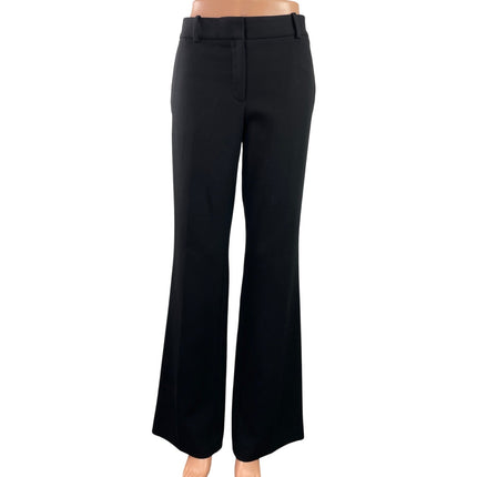 Ann Taylor Women's Black High Rise Career Flare Bootcut Trousers Pants Size 6