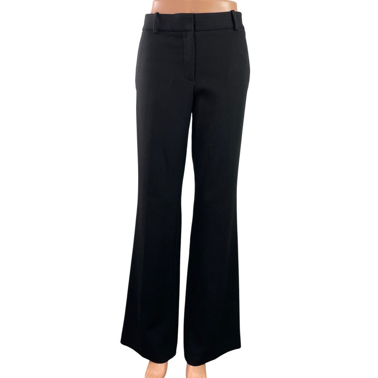Ann Taylor Women's Black High Rise Career Flare Bootcut Trousers Pants Size 6