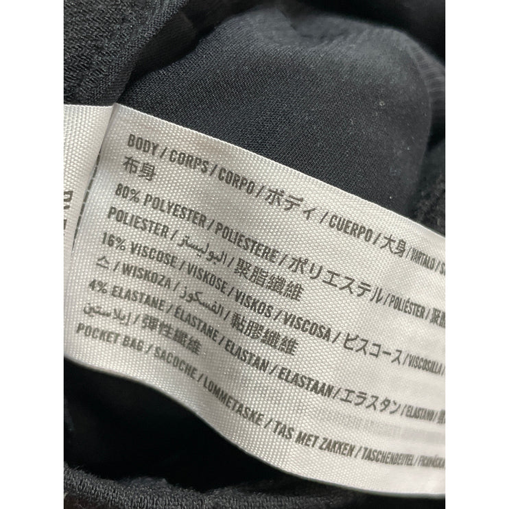 Abercrombie & Fitch Womens Black High Waisted Pleated Casual Mini Shorts Size 24