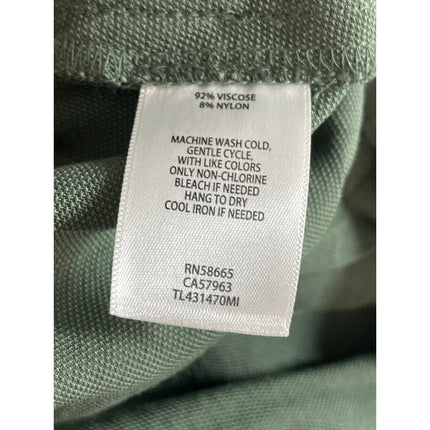Leith Women's Green Bow Tie Knot High Waisted Straight Trousers Pants Size XS