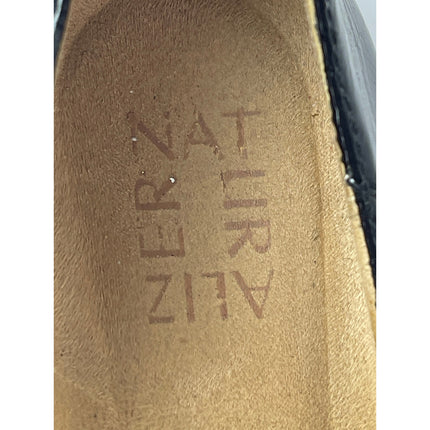 Naturalizer August Womens Black Patent Leather Tassels Slip On Loafers Shoes 8.5