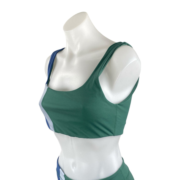 L Space Make Waves Color Block Sleeveless Yoga Workout Athletic Activewear Set S