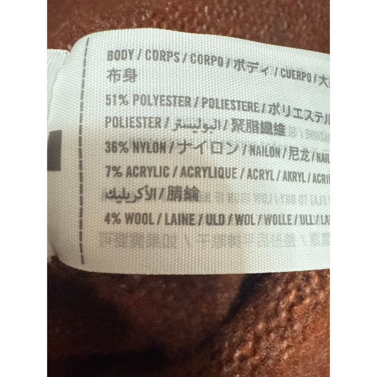 Abercrombie & Fitch Women's Brown Wool Button Long Sleeve cardigan Sweater Sz L