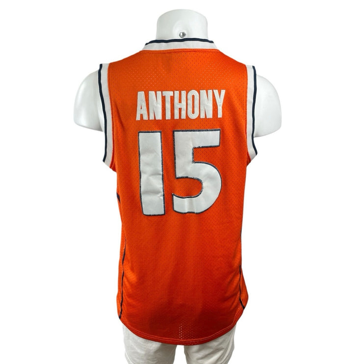 Nike Team Men's Orange Syracuse Carmelo Anthony #15 Basketball Tank Jersey Top S