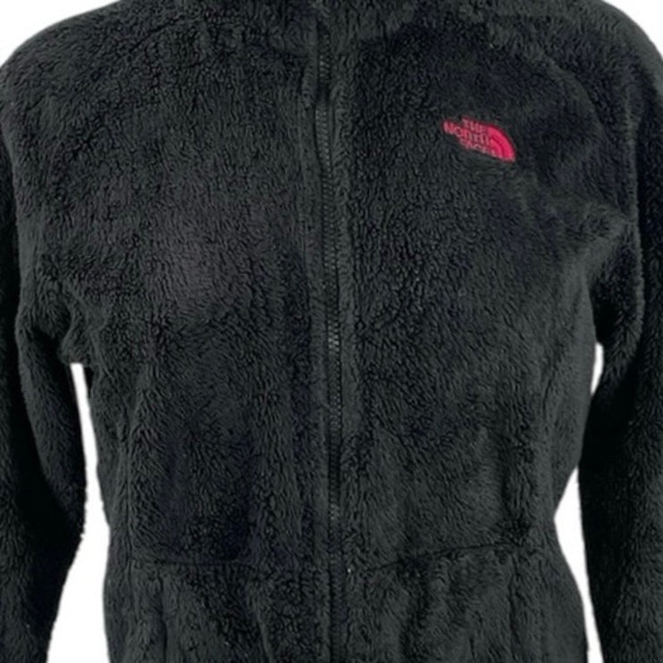 The North Face Pink Ribbon Osito Fleece Mock Neck Long Sleeve Coat Jacket Sz SP