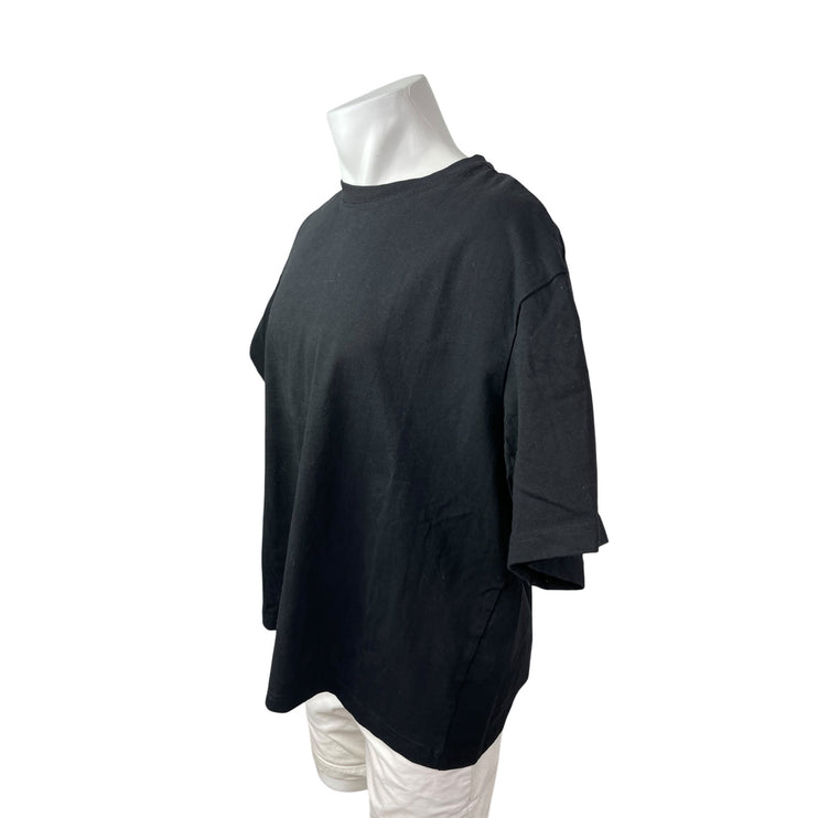 H&M Men's Black Short Sleeve Crew Neck Casual Basic T Shirt Tee Top Size XXL