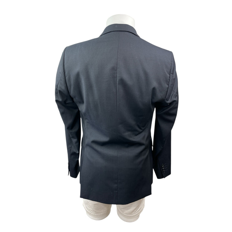 Pierre Balmain 100% Wool Men's Notched Collar Long Sleeve Blazer Coat Jacket S