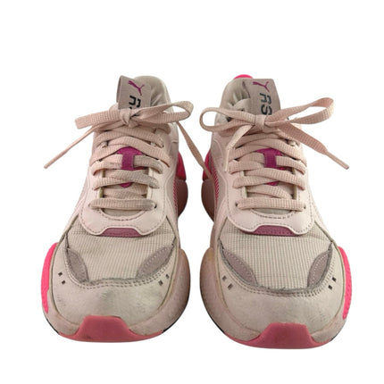 PUMA RS-X Soft Women's Pink Low Top Lace Up Athletic Running Sneakers Shoes Sz 8