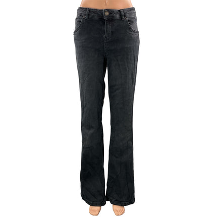 Urban Outfitters BDG Women's Black Washed High Rise Flared Denim Jeans Size 34W