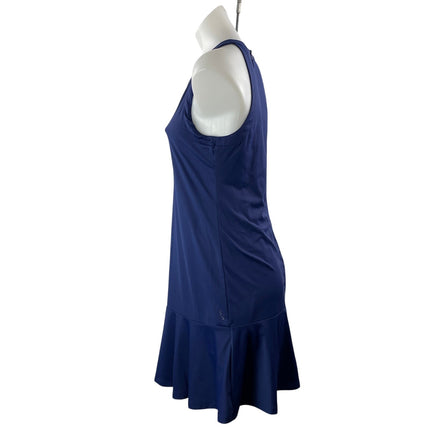 Tommy Bahama Islandzone Blue Sleeveless Tennis Built In Short Mini Dress Size XS