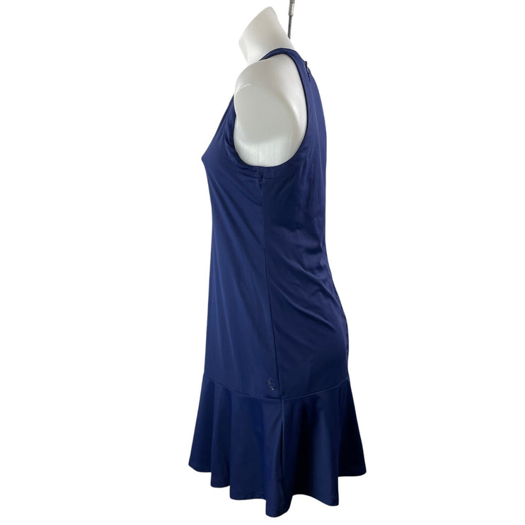 Tommy Bahama Islandzone Blue Sleeveless Tennis Built In Short Mini Dress Size XS