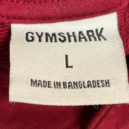 Gymshark Legacy Men's Red Sleeveless Hoodie Hooded Tank Sweatshirt Top Size L