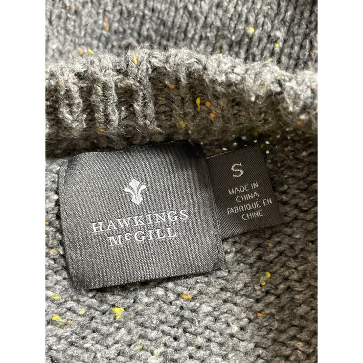 Hawkings McGill Men's Gray Long Sleeve Knit Crew Neck Cozy Sweater Top Size S