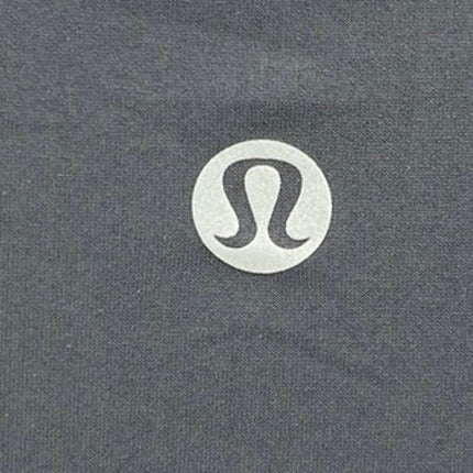 Lululemon Women's Black Mesh Long Sleeve Workout Athletic T Shirt Top Size 4