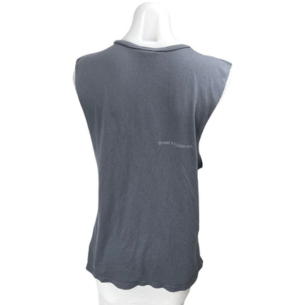 Good hYOUman Women's Gray Statement Sweaty Muscle Cami Camisole Tank Top Size M