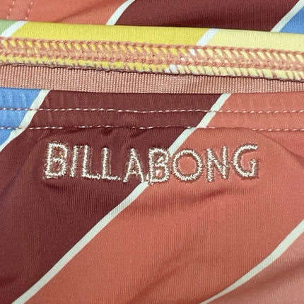 Billabong Brighter Daze Multicolor Stripe Beach Bralette Bikini Swimwear Set M