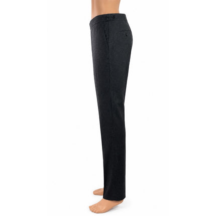 Reiss Men's Black Wool Mid Rise Straight Leg Chino Trousers Dress Pants Size 32