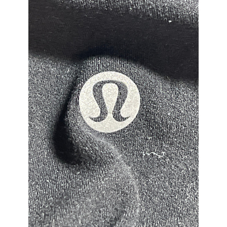 Lululemon Black Scoop Neck Sleeveless Athletic Sports Bra Crop Cami Tank Top 10