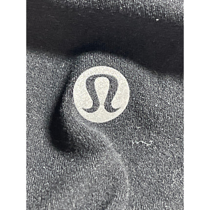Lululemon Black Scoop Neck Sleeveless Athletic Sports Bra Crop Cami Tank Top 10
