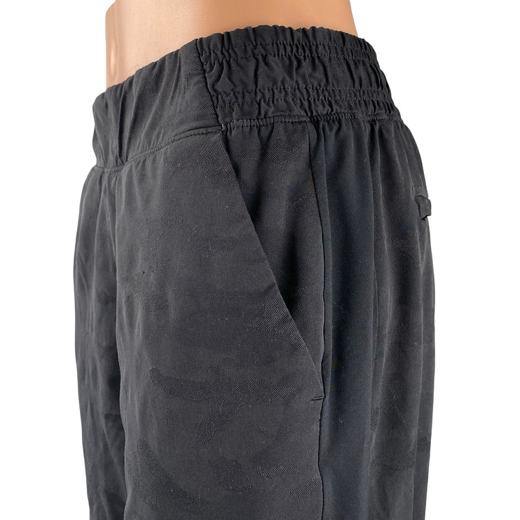 Athleta Brooklyn Textured Lined Women's Black Travel Jogger Sweat Pants Size 8