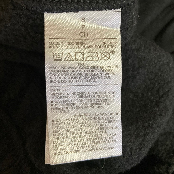 Old Navy Black Fleece Drawstring Pockets Activewear Pull On Sweatpants Jogger S