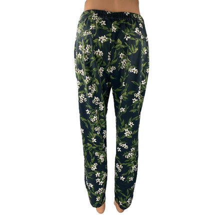 Marine Layer Women's Multicolor Floral Elastic Waist Pull On Trousers Pants Sz S