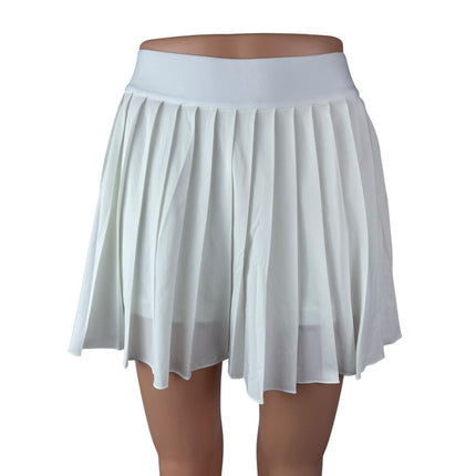 NEW Aritzia TNAction Womens White Yoga Tennis Athletic Activewear Skort Skirt XS