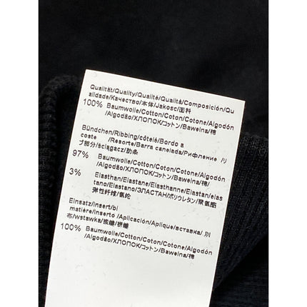 NEW Boss Men's Black Embroidered Logo Crewneck Long Sleeve Sweater Sweatshirt S