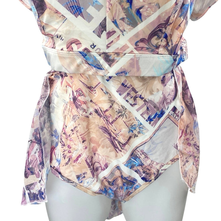 NEW ASOS Luxe Multicolor Short Sleeve