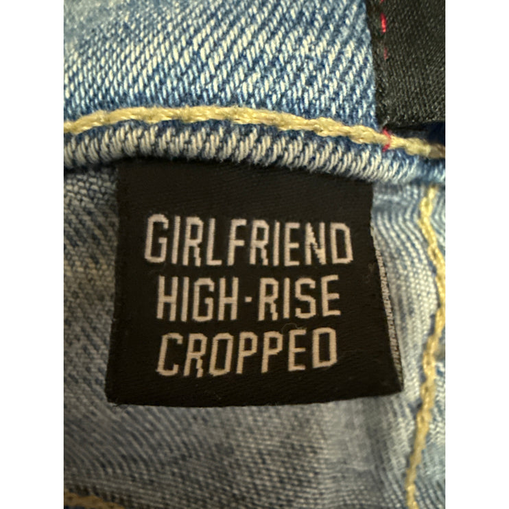 Urban Outfitters BDG Women's Blue High Rise Skinny Girlfriend Denim Jeans Sz 25