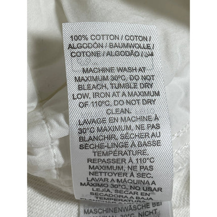 NEW Edikted Women's White Mid Rise Baggy Flare Wide Leg Denim Jeans Pants Size M