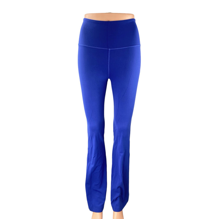 Lululemon Women's Blue High Rise Yoga Workout Gym Flared Leggings Pants Size 2