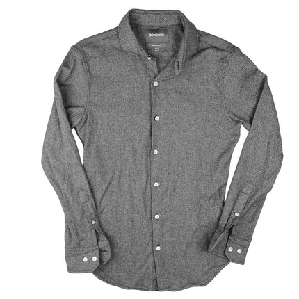 Bonobos Men's Gray Tailored Slim Fit Button Down Long Sleeve Shirt Top Size XS