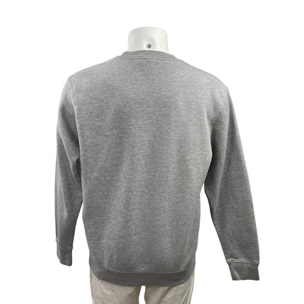 New York Ranger Mens Gray Fleece Long Sleeve Crew Neck Sweatshirt Sweater Size L