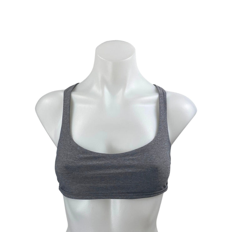 Lululemon Free To Be Serene Gray Sleeveless Strappy Sports Bra Crop Tank Top 6