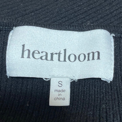 Heartloom Black Rib Knit Sleeveless V-neck Keyhole Mini Tank Bodycon Dress Size S