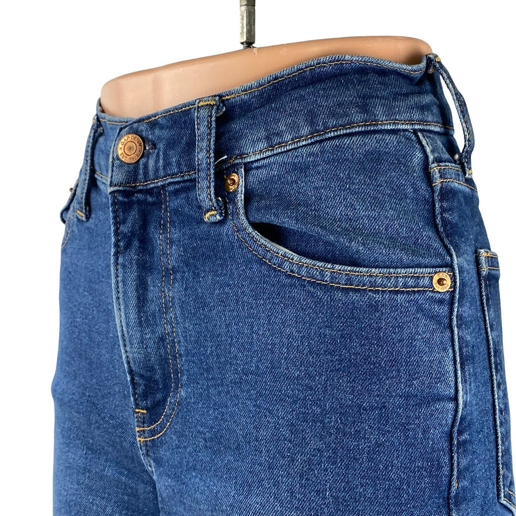 GAP Women's Blue High Rise Baggy Flare Palazzo Wide Leg Denim Jeans Pants Sz 24
