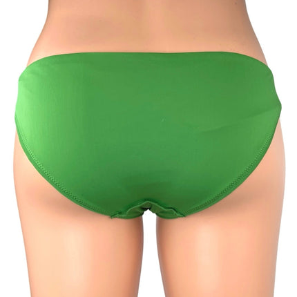 COS Women's Green Low Waist Bikini Bottoms Underwear Swim Swear Swimsuit Size 6