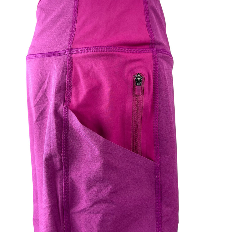 Athleta Action Women's Purple High Waist Pockets Mini Athletic Skort Short Sz S