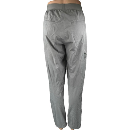 Patagonia Women's Gray Elastic Waist Straight Tapered Windbreaker Sweatpants 10