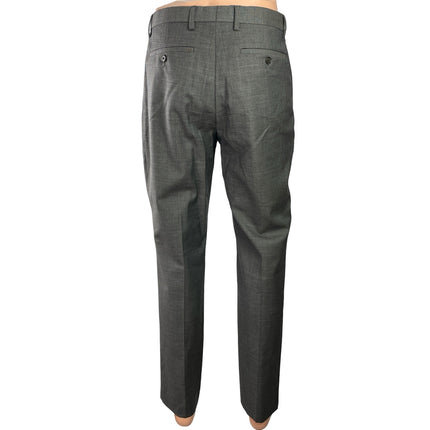 Banana Republic Men's Gray Slim Straight Leg Trousers Ankle Pants Size 31x32